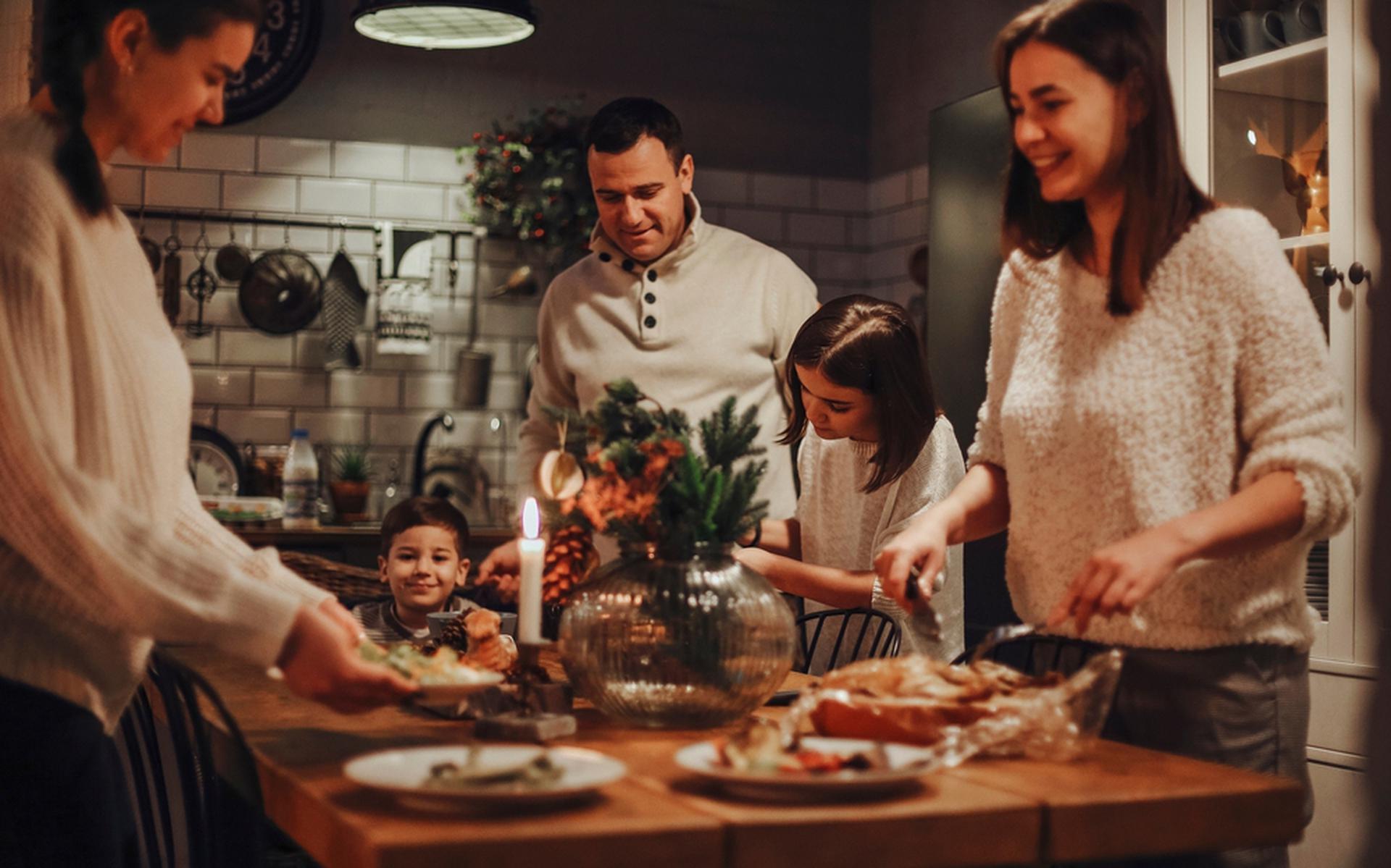 'Ons kerstdiner is dit jaar diervriendelijk. We doen het zonder vlees